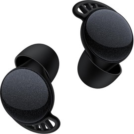 Ear Plugs for Sleeping Noise Cancelling, 45dB Ear Plugs for Noise Reduction with 8 Tips, for Concerts, Focus, Travel, Work, Ultralight Reusable Sleep Earplugs with Soft Ear Hook Secure Fit Black