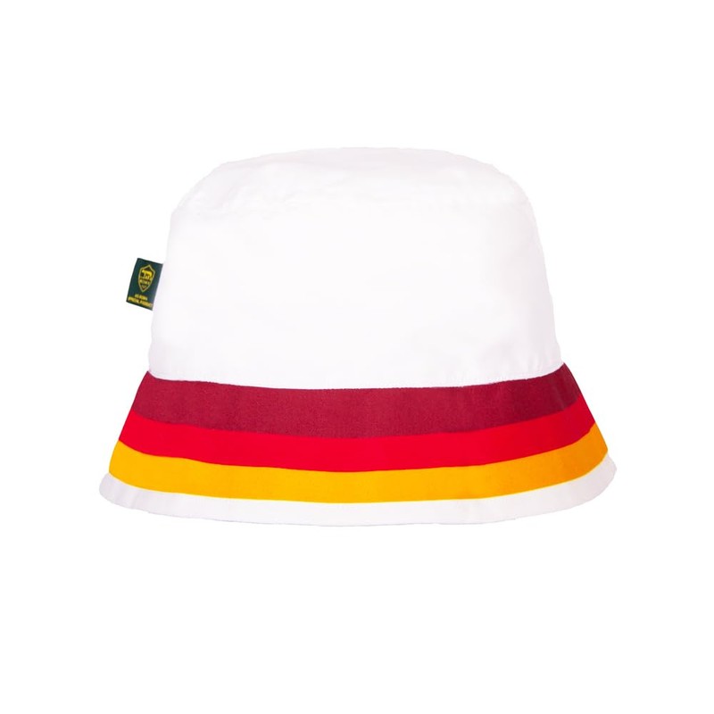 AS Roma Pouchain Collection Bucket Hat White