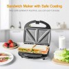 OSTBA Sandwich Maker, Toaster and Electric Panini Press with Non-stick