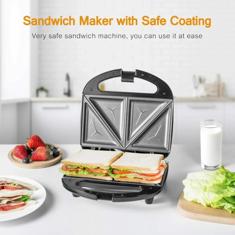 OSTBA Sandwich Maker, Toaster and Electric Panini Press with Non-stick
