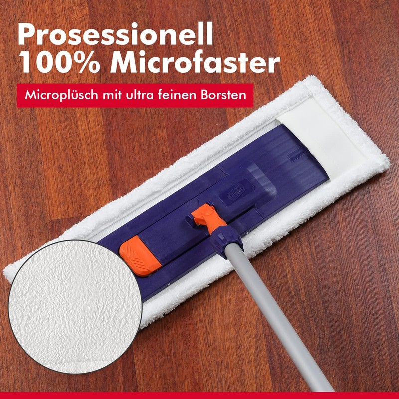 Thometzki Microfibre Mop 50 cm White Replacement for Mop Folding