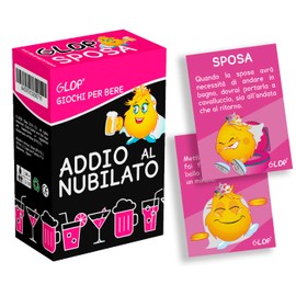 Glop Addio al Nubilato - Team Bride - Giochi Alcolici - Giochi per Bere - Futura Sposa per Festa Addio al Nubilato - Giochi da Tavolo per Adulti - Nubilato Gadget - Giochi Addio al Nubilato
