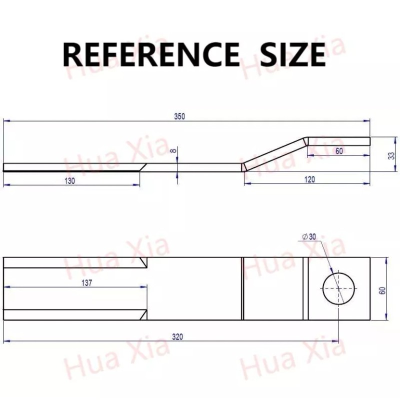 Mhanewv 2PCSSkid Steer Brush Cutter Cutting Blades for use with