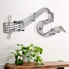 Deco 79 Metal Music Notes Wall Decor, 49" x 1"