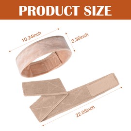 2Pcs Wig Grip Headband, Elastic Wig Headband, Beauty Flexible Velvet Grip Scarf Head Hair Band WigBand Hook, Velvet WigBand for Holding Women’s Hairpiece