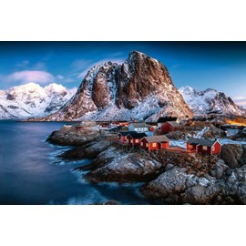 Ravensburger Hamnoy, Lofoten 3000 Piece Jigsaw Puzzle for Adults - 17081 | Premium Quality, Durable Blueboard | Unique Handcrafted Tooling | Perfect Interlocking Fit | Ideal for Advanced Puzzlers