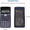 Scientific Calculator, Advanced 240 Functions with 2-Line Display Digital LCD,