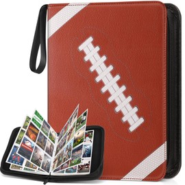 900 Pockets Trading Card Binder with Sleeves, Baseball Card Binder Trading Card Albums Card Holoders Collectible Fits 900 Cards with 50 Removable Sleeves