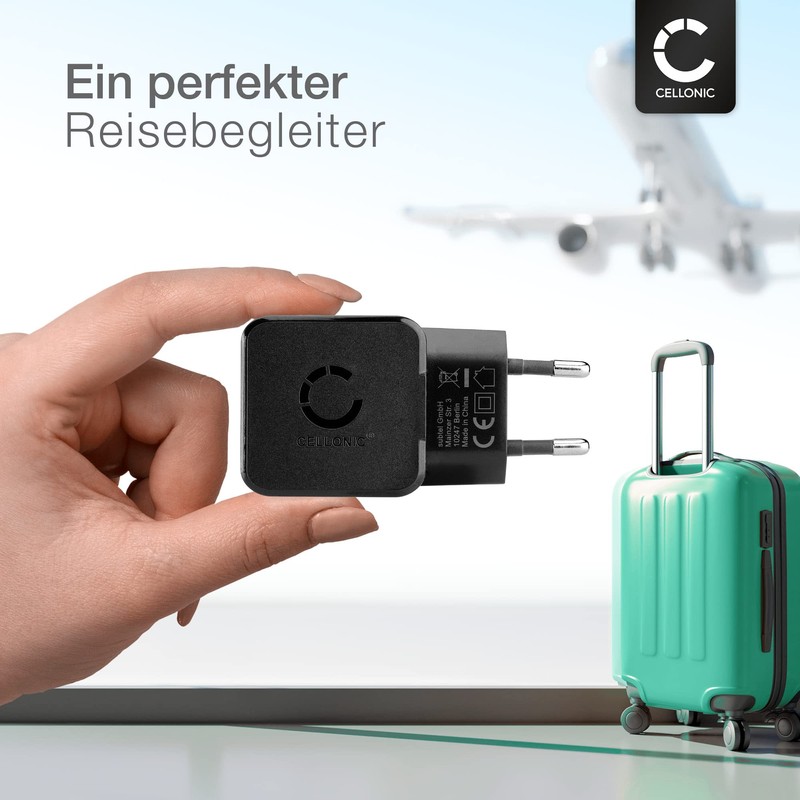 CELLONIC® 2 Fach USB Ladegerät (2 Pack) für 5V /