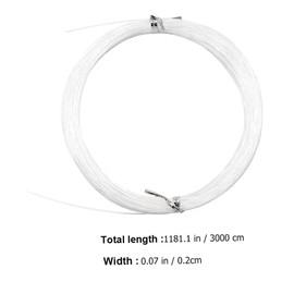 Sosoport M Nylon Fishing Wire Invisible Hanging Wire Frame Hanging String for Artwork Decor