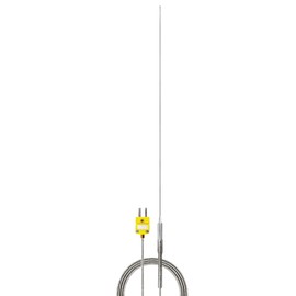 PerfectPrime TL1912SL K-Type Inconel 600 Flexible Thermocouple Temperature Sensor Probes -40~2012°F, 0.5mm / 300mm
