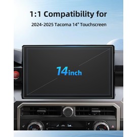 LANGBEAN Anti-Glare Matte 14-Inch Screen Protector for 2024-2025 Tacoma (TRD Pro/Trailhunter/Limited/TRD Pro/TRD Off-Road) Infotainment Touchscreen, 2025 Tacoma Accessories