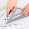 7 Inch Aluminum Rafter Square - Double-Sided Engraved Scales, Precision