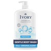 Ivory Body Wash, Designed for the Whole Family, Gentle Formula,