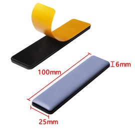 HiCycle2 Furniture Sliders for Carpet & Hardwood Floors, Self-Stick Teflon Glides, Rectangle 25 * 100mm, 4 Pack