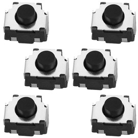 JJHXSM 6PCS 4.25x3.3x3.0mm L R Pushbutton Micro Switches L R Buttons Left and Right Tactile Bumper Buttons for Switch OLED Switch Normal Switch Continuity Console