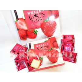 Daiho Bussan Fukuoka Amaou Strawberry Langue de Cha, 10 Pieces
