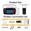NInE-ROnG Digital Hour Meter Tachometer Temperature Meter Gauge Engine Maintenance