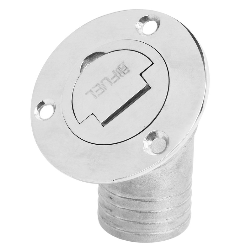 Boat Deck Filler 45° 316 Stainless Steel 38mm Flip Fill