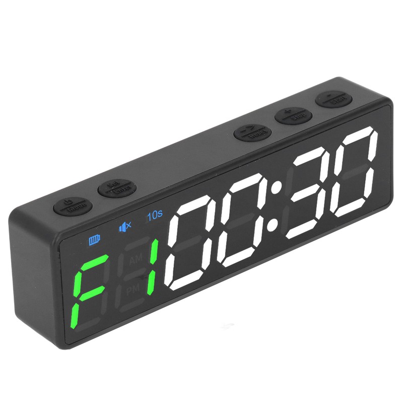 Gym Timer Portable Workout Interval Timer Fitness Clock Large Digital