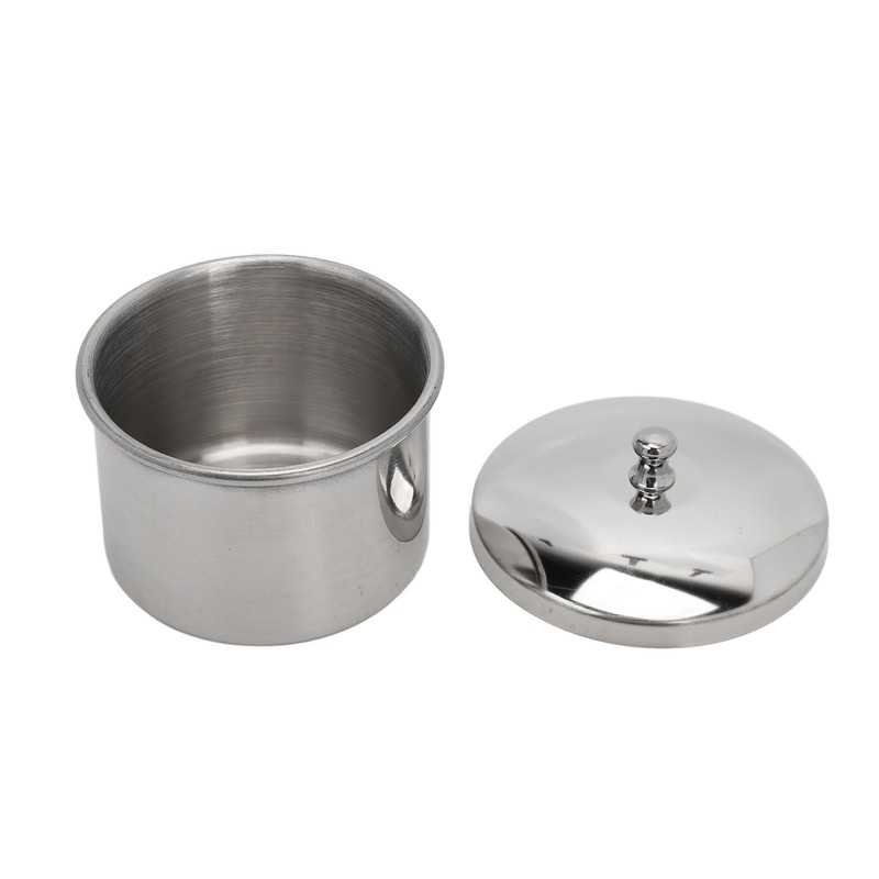 Stainless Steel Nail Powder Holder Thickening Sturdy Dustproof Smooth Surface