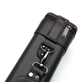 Soseen Pool Cue Case 2x3 Hard Case Holds 2 Butts and 3 Shafts (Black)