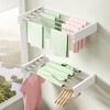 BOQORAD Clothes Drying Rack Wall Mounted 32“,Drying Rack Clothing Wall