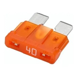 Fusible Automotriz Clavija Naranja 40a 32v Mca.difus(10pzas)                                                                                          