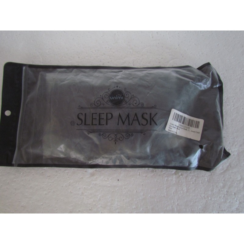 Unimi Lightweight Sleeping Mask for Blackout & Migraines Headaches Black