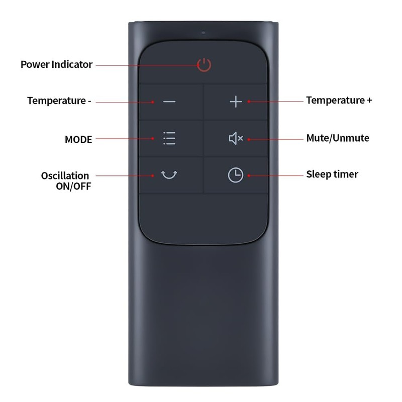 TCNOUMT New Replacement Fan Remote Control Suitible for Dreo Tower