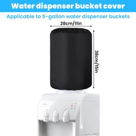 Water Dispenser Barrel Cover 5 Gallon Dust Cover Durable Fabric Cooler Protector Reusable Elastic Bucket Decor Protective Covers for Home Restrant Hotel