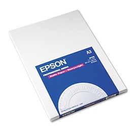 Epson S041260 Premium Matte Presentation Paper, 45 lbs, 11-3/4 x 16-1/2, 50 Sheets/Pack