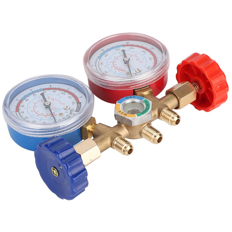 Refrigerant Air Conditioning Tools AC Diagnostic Manifold Gauge Set W/