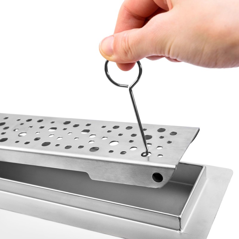 QUARKZMAN Drain Lifter Hooks, 5 Pieces Stainless Steel Drain Rust