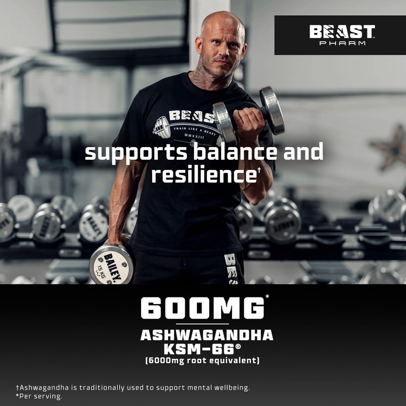 Beast Pharm | Ashwagandha High Strength 6000mg (3 Months Supply)