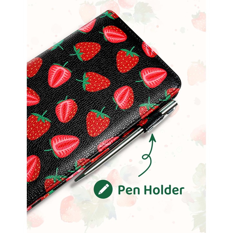 Server Book with Zipper Pocket and Magnetic Closure Server Booklet