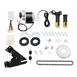 SHONFYVS 24V 250W Electric Bike Conversion Kit, Mountain Bike Modification Kit, Electric Drive Bicycle Conversion Set, Brush Motor E-Bike Bicycle Conversion Fit Mountain Bike
