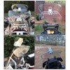 HENGTUAOTO Motorcycle Screen Spoiler Air Deflector Windshield Adjustable Transparent