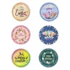 qiqee Easter 300PCS Mini Cupcake Liners Cupcake Cups 6 Designs