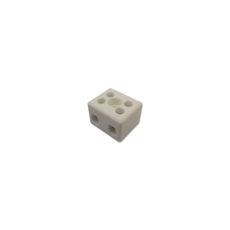 Ceramic Block 2 Pole 57A | Terminal Blocks Standard CONNECTORS,