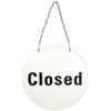 Stalwart U065 Stainless Steel Door Sign - Open and Closed