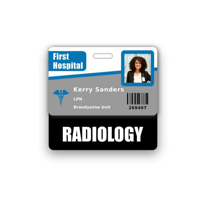 Radiology Badge Buddy Horizontal w/Height & Weight Conversion Charts (Standard,