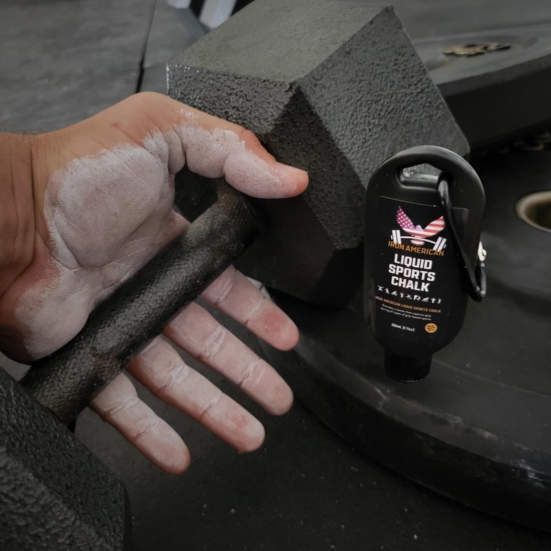 IRON AMERICAN Liquid Chalk - No-Mess Long-Lasting Grip Chalk for
