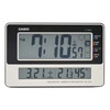 CASIO Wall Clock Atomic Clock White Digital Temperature Humidity Calendar