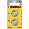 TOSHIBA CR2016 3V Lithium Coin Cell Child Resistant Blister Package