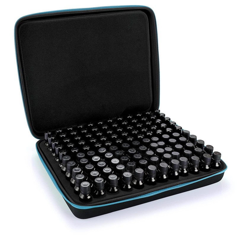 Hipiwe 120 Bottle EVA Essential Oil Storage Carrying Case Hard