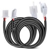 Nilight 2PCS Plug and Play 22AWG 5Feet Wiring Harness Switch