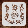 Kokopelli Wall Art Stencil, 16.5 x 16.5 cm (M) -
