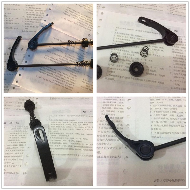 huangxiaotuo 1 Pair Quick Release Skewer Front and Rear Wheel