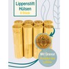 Wachsmann, Lipstick Sleeves Empty Pack of 8 Bamboo Case with